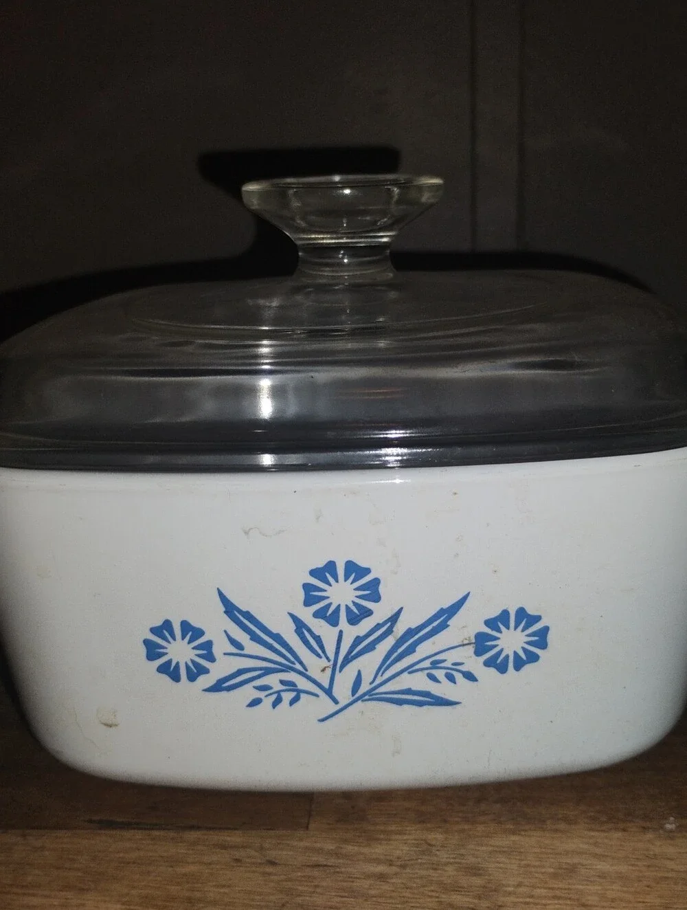 Vintage Corning Ware Blue Cornflower Casserole Dish A-1 ½-B with Lid